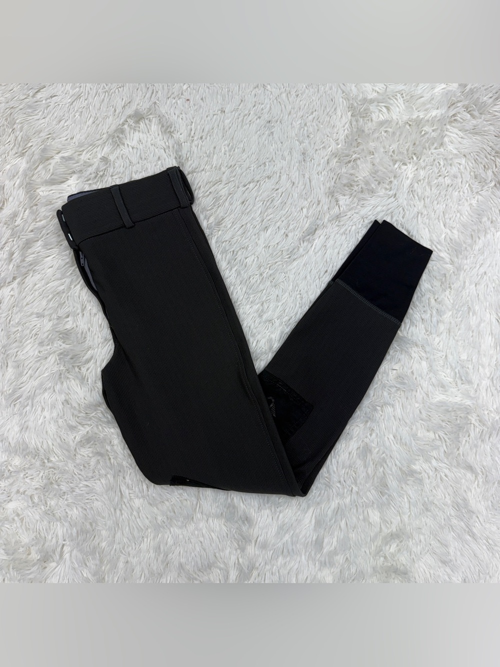 Women’s Size 28R Dark Grey TuffRider Knee Patch Horseback Riding Breeches